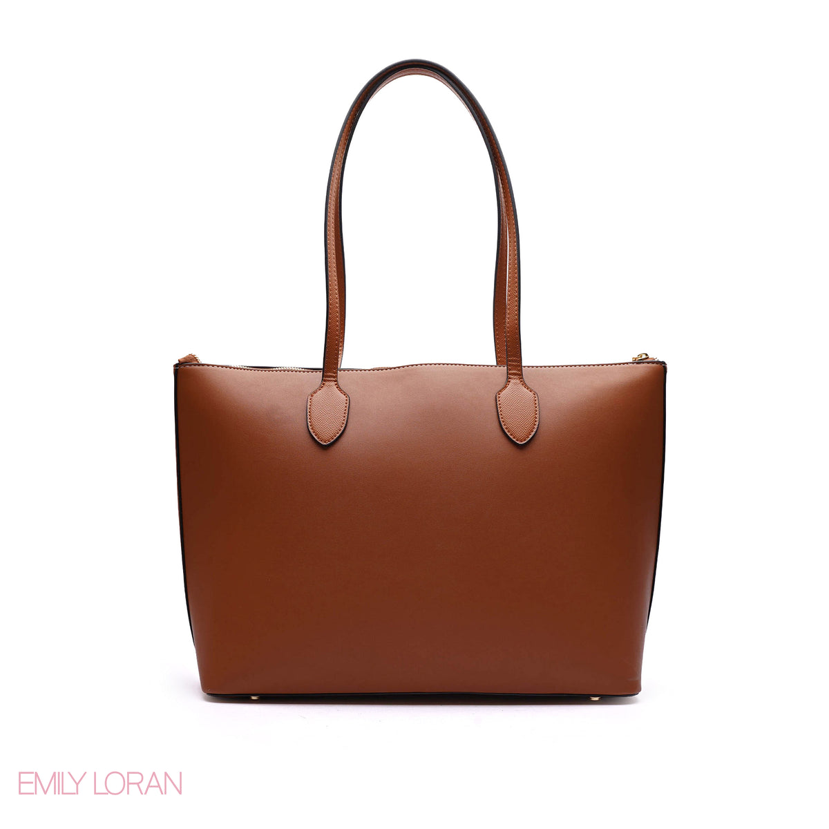 STRIPPED SHOULDER-BAG WITH MINI POUCH - LARGE