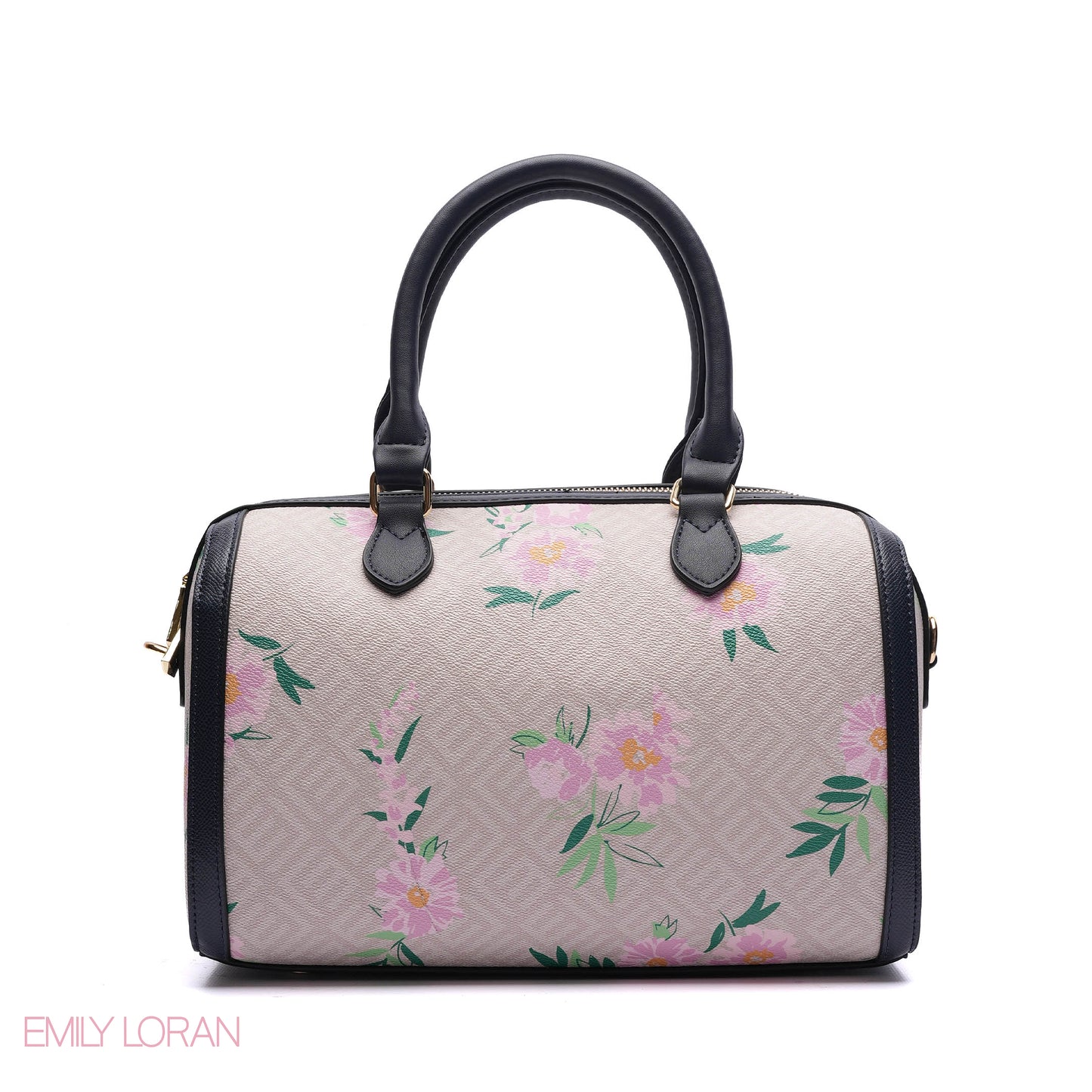 MONOGRAM BARREL BAG WITH CHARM CHAIN - MEDIUM