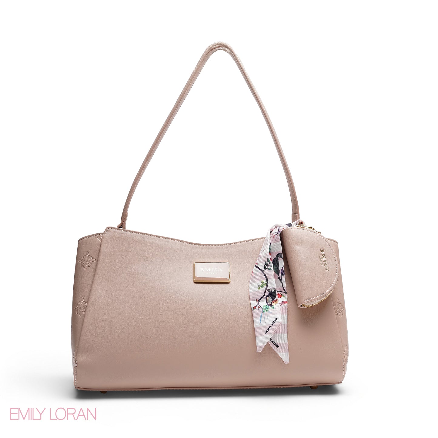 SHOULDER BAG WITH SCARF AND COIN PURSE BAG