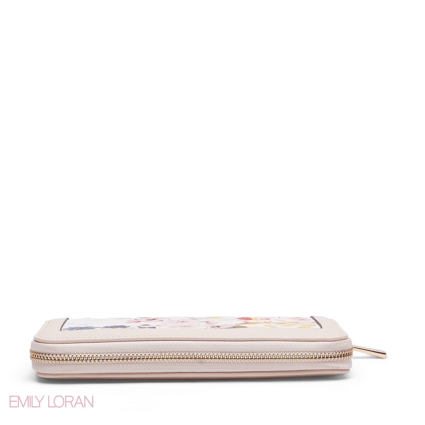 PINK FLORAL ZIP-AROUND WALLET