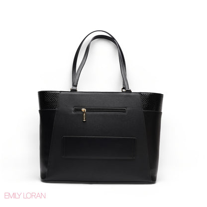 ELEGANT MULTI TEXTURED WITH POUCH BAG