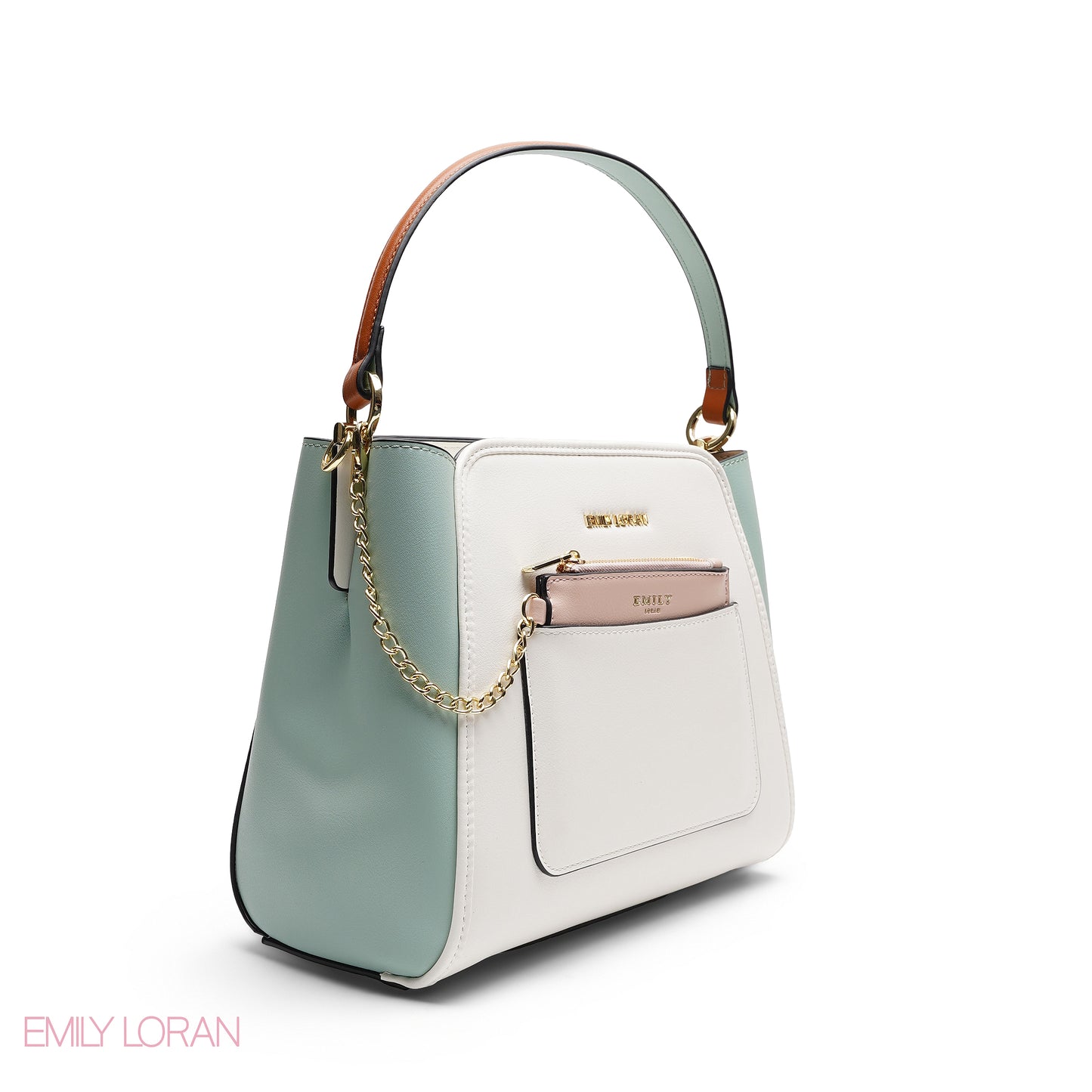 ELEGANT SATCHEL WITH POUCH BAG